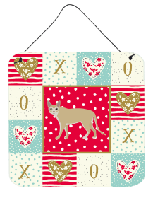Singapura Cat Love Wall or Door Hanging Prints (Color: Singapura Cat, size: 6 x 6)