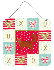 Somali Cat Love Wall or Door Hanging Prints (Color: Somali Cat, size: 6 x 6)