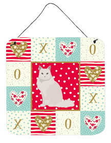 Chantilly Tiffany Cat Love Wall or Door Hanging Prints (Color: Chantilly Tiffany - Seated, size: 6 x 6)