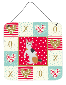 Japanese Bobtail Cat Love Wall or Door Hanging Prints (Color: Japanese Bobtail - Seated, size: 6 x 6)