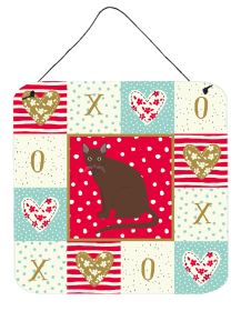 Raas Cat Love Wall or Door Hanging Prints (Color: Raas - Seated, size: 6 x 6)