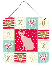 Sphynx #2 Cat Love Wall or Door Hanging Prints (Color: Sphynx #2 - Seated, size: 6 x 6)