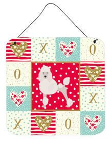Poodle Love Wall or Door Hanging Prints (Color: Poodle, size: 6 x 6)