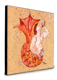 Merman Artwork Wall Panel (Color: 8346UP88, size: 8 x 8)