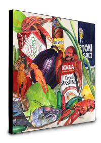 Louisiana Spices Artwork Wall Panel (Color: 8540-2UP88, size: 8 x 8)
