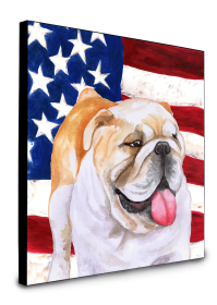 English Bulldog Accent Decor (Color: English Bulldog, size: 8 x 8)