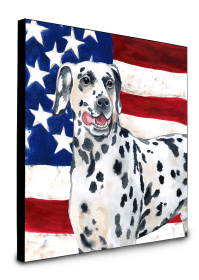 Dalmatian Accent Decor (Color: Dalmatian, size: 8 x 8)