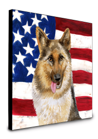 German Shepherd Accent Decor (Color: German Shepherd, size: 8 x 8)