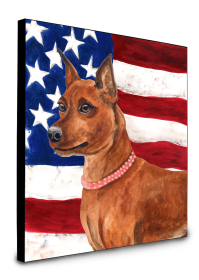 Miniature Pinscher Accent Decor (Color: Miniature Pinscher, size: 8 x 8)