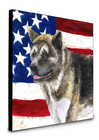 American Akita Accent Decor (Color: American Akita, size: 8 x 8)