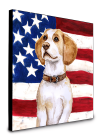 Beagle Accent Decor (Color: Beagle, size: 8 x 8)