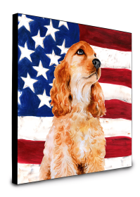 Cocker Spaniel Accent Decor (Color: Cocker Spaniel, size: 8 x 8)