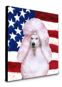 Poodle - White Standard Accent Decor (Color: Poodle - White Standard, size: 8 x 8)