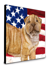 Shar Pei Puppy Accent Decor (Color: Shar Pei Puppy, size: 8 x 8)