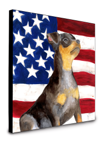 Miniature Pinscher #2 Accent Decor (Color: Miniature Pinscher #2, size: 8 x 8)