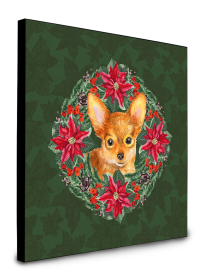 Toy Terrier Accent Decor (Color: Toy Terrier, size: 8 x 8)