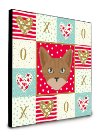 Door Hanging Prints (Color: Australian Mist - Cat Face, size: 8 x 8)