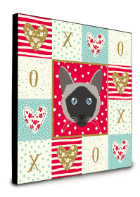 Door Hanging Prints (Color: Balinese - Cat Face, size: 8 x 8)