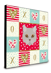 Door Hanging Prints (Color: Brazilian Semi Longhair - Cat Face, size: 8 x 8)