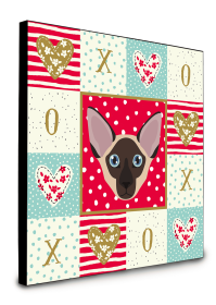 Door Hanging Prints (Color: Colorpoint Shorthair - Cat Face, size: 8 x 8)