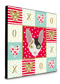 Door Hanging Prints (Color: Cornish Rex - Cat Face, size: 8 x 8)