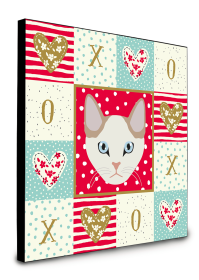 Door Hanging Prints (Color: Korean Bobtail - Cat Face, size: 8 x 8)