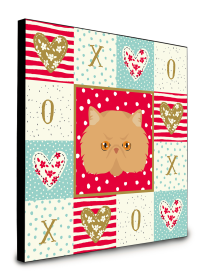 Door Hanging Prints (Color: Persian Modern - Cat Face, size: 8 x 8)