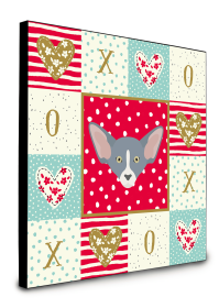 Door Hanging Prints (Color: Peterbald - Cat Face, size: 8 x 8)