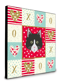 Door Hanging Prints (Color: Siberian Forest - Cat Face, size: 8 x 8)