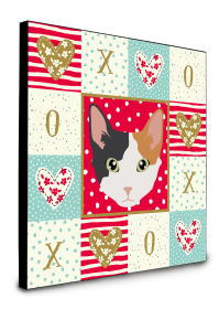 Door Hanging Prints (Color: Skookum  - Cat Face, size: 8 x 8)