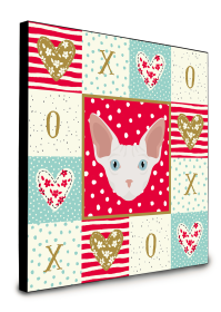Door Hanging Prints (Color: Sphynx - Cat Face, size: 8 x 8)