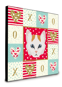 Door Hanging Prints (Color: Turkish Van, size: 8 x 8)