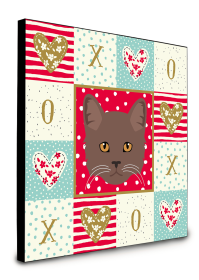 Door Hanging Prints (Color: York Chocolate, size: 8 x 8)