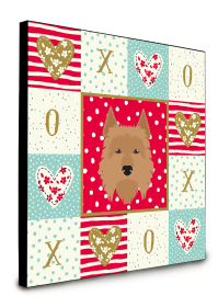 Door Hanging Prints (Color: Australian Terrier - Dog Face, size: 8 x 8)