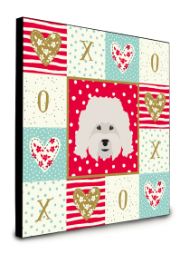 Door Hanging Prints (Color: Bolognese - Dog Face, size: 8 x 8)