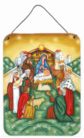 Multi Themed Door Hanging Prints (Color: Nativity A Saviour is Born, size: 12 x 16)