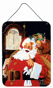 Multi Themed Door Hanging Prints (Color: Santa Claus At the Stroke of Midnight, size: 12 x 16)