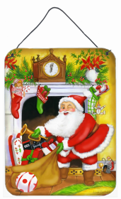 Multi Themed Door Hanging Prints (Color: Santa Claus Stocking Stuffers, size: 12 x 16)