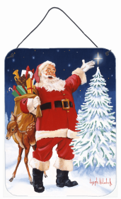 Multi Themed Door Hanging Prints (Color: Santa Claus Star Bright, size: 12 x 16)