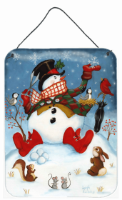 Multi Themed Door Hanging Prints (Color: Snowman Snow Maker, size: 12 x 16)
