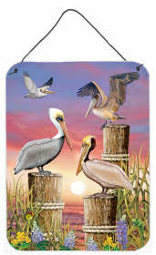 Multi Themed Door Hanging Prints (Color: Pelicans, size: 12 x 16)