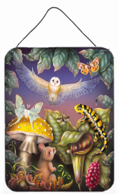 Multi Themed Door Hanging Prints (Color: Night Owl, Iguana, Butterfles, size: 12 x 16)