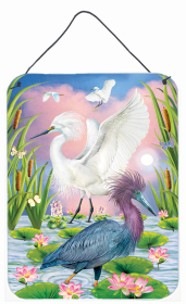 Multi Themed Door Hanging Prints (Color: Little Blue And Snowy Heron, size: 12 x 16)