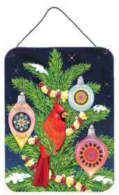 Multi Themed Door Hanging Prints (Color: Cardinal's Christmas Dinner, size: 12 x 16)
