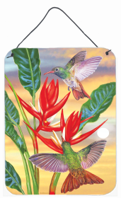 Multi Themed Door Hanging Prints (Color: Buff Bellied Hummingbird, size: 12 x 16)