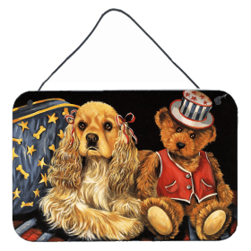 Multi Themed Door Hanging Prints (Color: Cocker Spaniel Annie and Henri, size: 8 x 12)