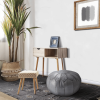 STUFFED leather Moroccan Handmade Ottoman