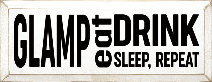 Custom-Eat-Sleep-Repeat (Color: Cottage White)