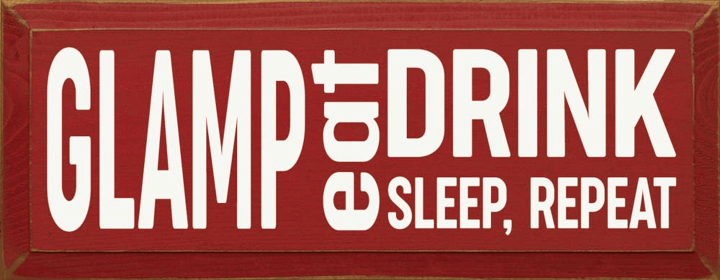 Custom-Eat-Sleep-Repeat (Color: Red)