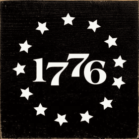 1776 - Stars (Color: Black)